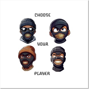 Choose Your Player Posters and Art